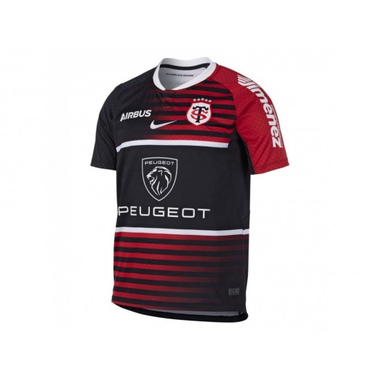 Camisola Stade Toulousain Rugby Equipamento Primeiro 2021-2022 Manga Curta